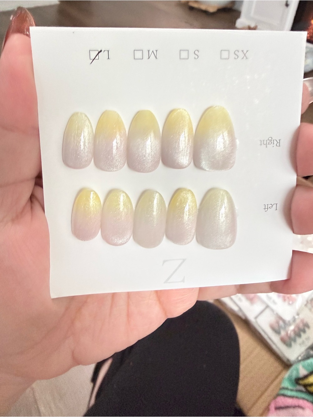 Pastel Yellow Ombre Press-On Nail Set